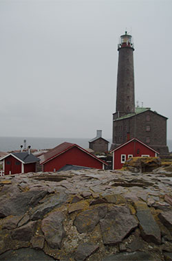 Fyrmiljön på Bengtskär har bevarats i den skepnad den hade under byggnadsskedet i början av 1900-talet. Bild: Anna-Leena Seppälä.