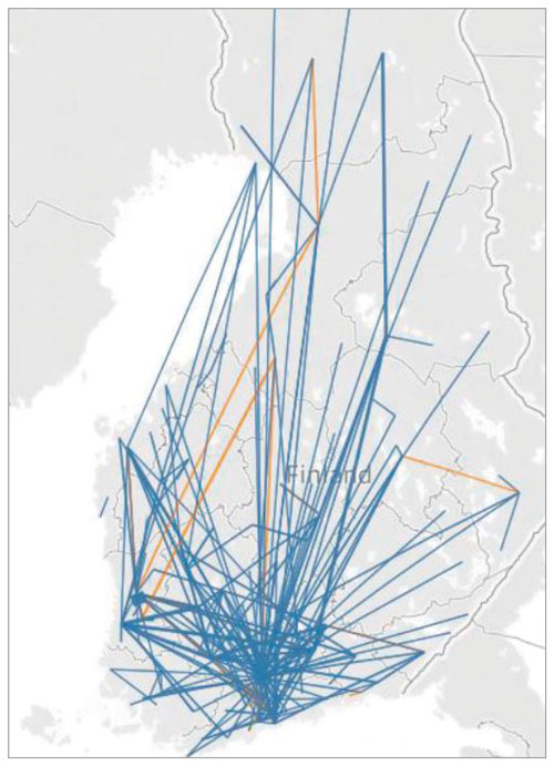 Visualisointikartasta ote kuvituskuvana.