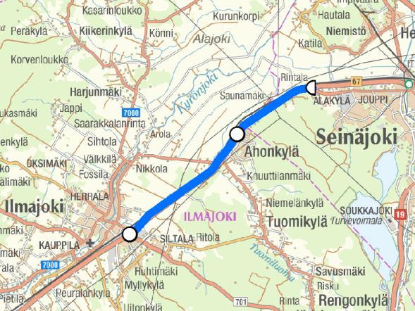 Karttakuva kohteesta.