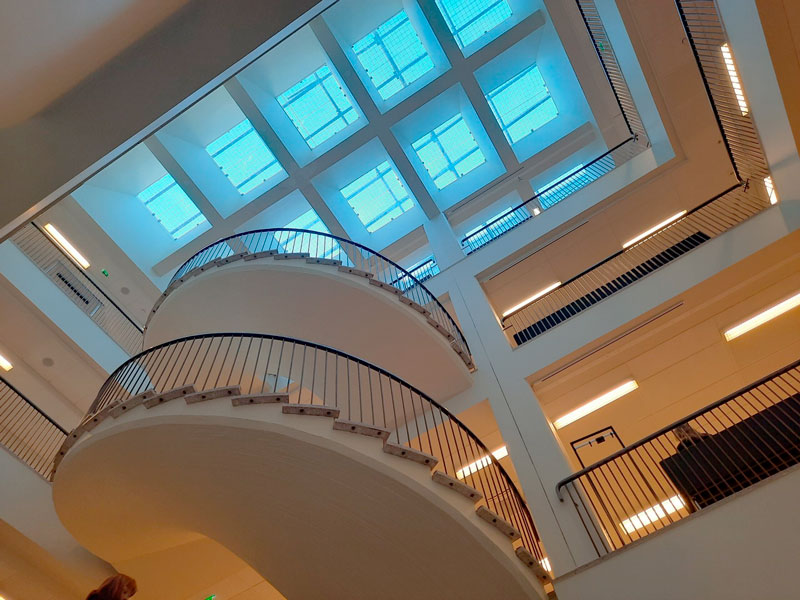Turun-yliopiston Agoran portaikko, kuva Karolina Jalarvo