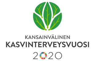 Kansainvälisen kasvinterveysvuoden 2020 logo.