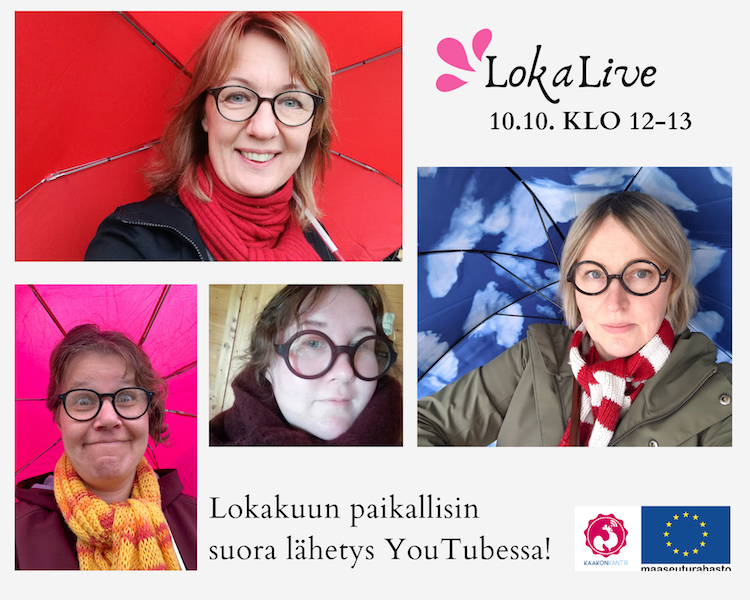 Koontikuva kolmesta henkilöstä, jotka raportoivat Lokalive-tapahtumasta. 