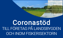 Coronastöd till företag på landsbygden och inom fiskerisektorn.