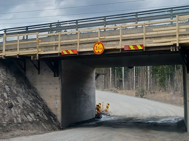 Alisenjärven alikulkukäytävä Nokialla.