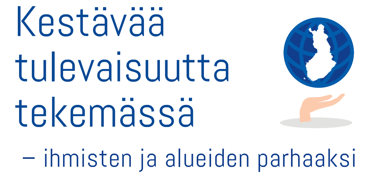 Kestävää tulevaisuutta tekemässä - ihmisten ja alueiden parhaaksi, ELY-keskuksen slogan