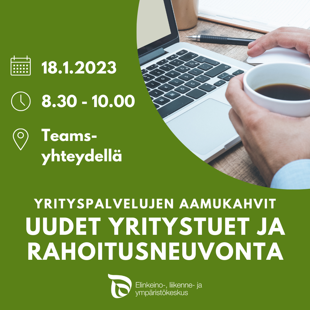 Yrityspalvelujen aamukahvit 18.1. klo 8.30