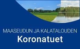 Kuvassa maaseudun ja kalatalouden koronatuet kuvake