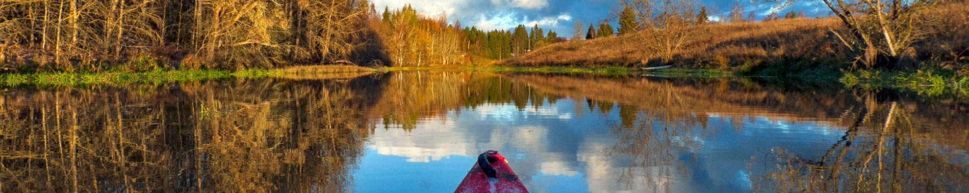 Loimijoki ja kajakki.
