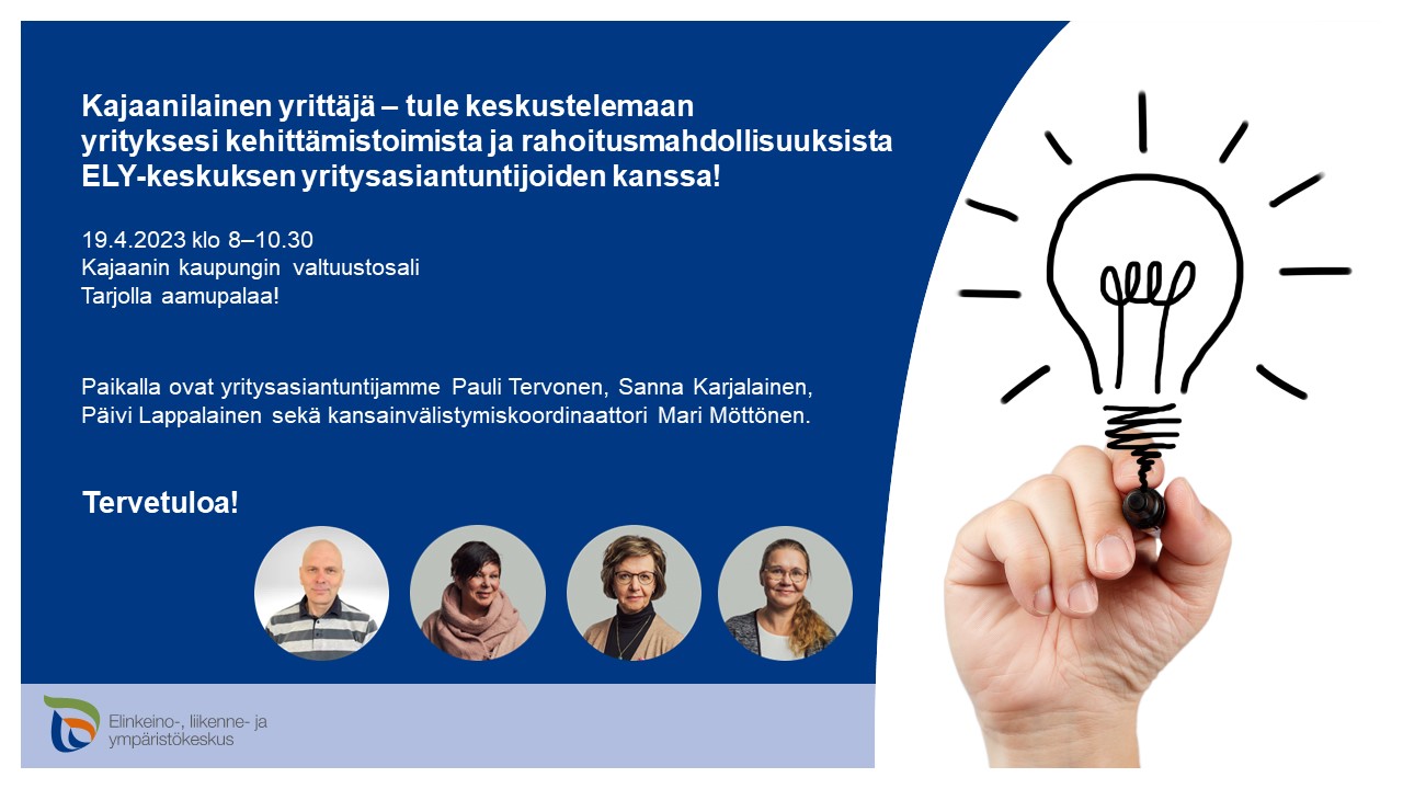 Tapahtumailmoitus. Samat asiat tekstissä.