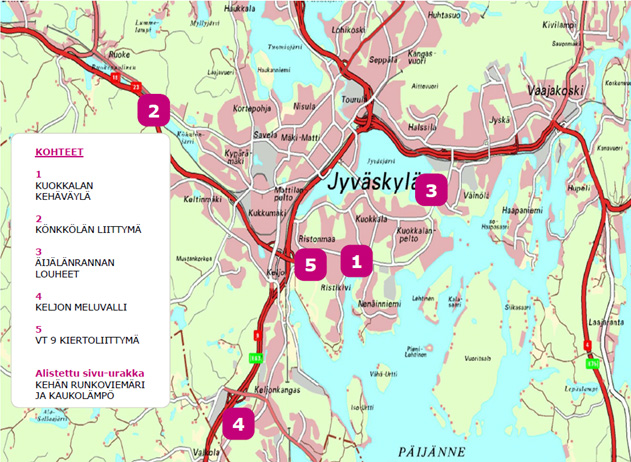 Kuokkalan kehäväylä avataan liikenteelle  klo  (Keski-Suomen  ELY-keskus) - ely - ELY-keskus