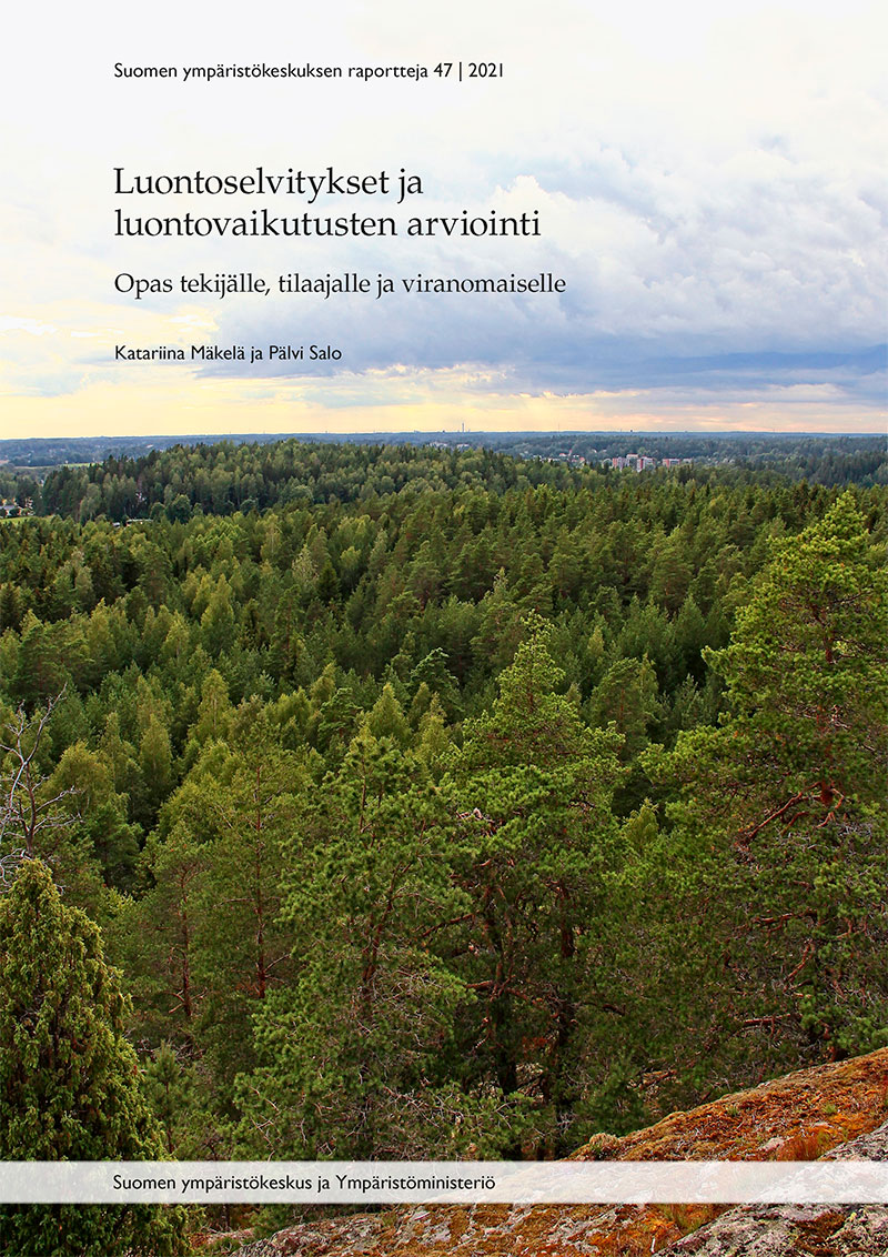 Kansi, Luontoselvitykset ja luontovaikutusten arviointi.
