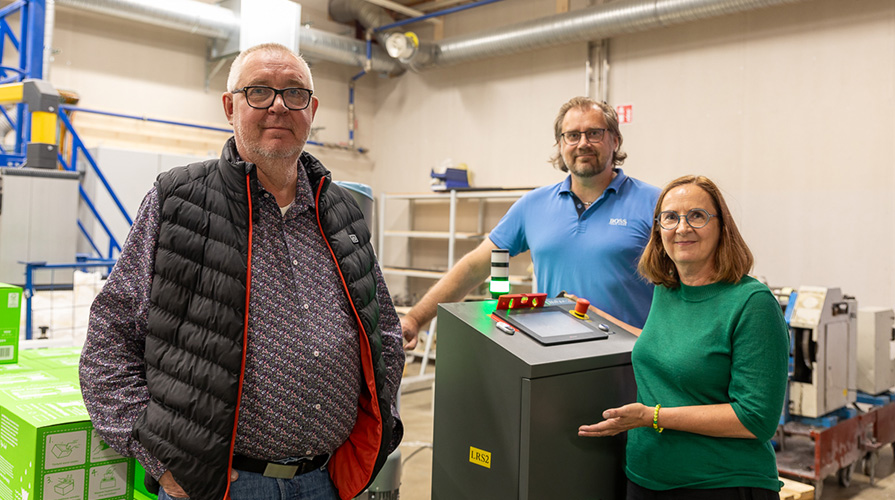 Pekka, Anne ja Mikko Ekberg.
