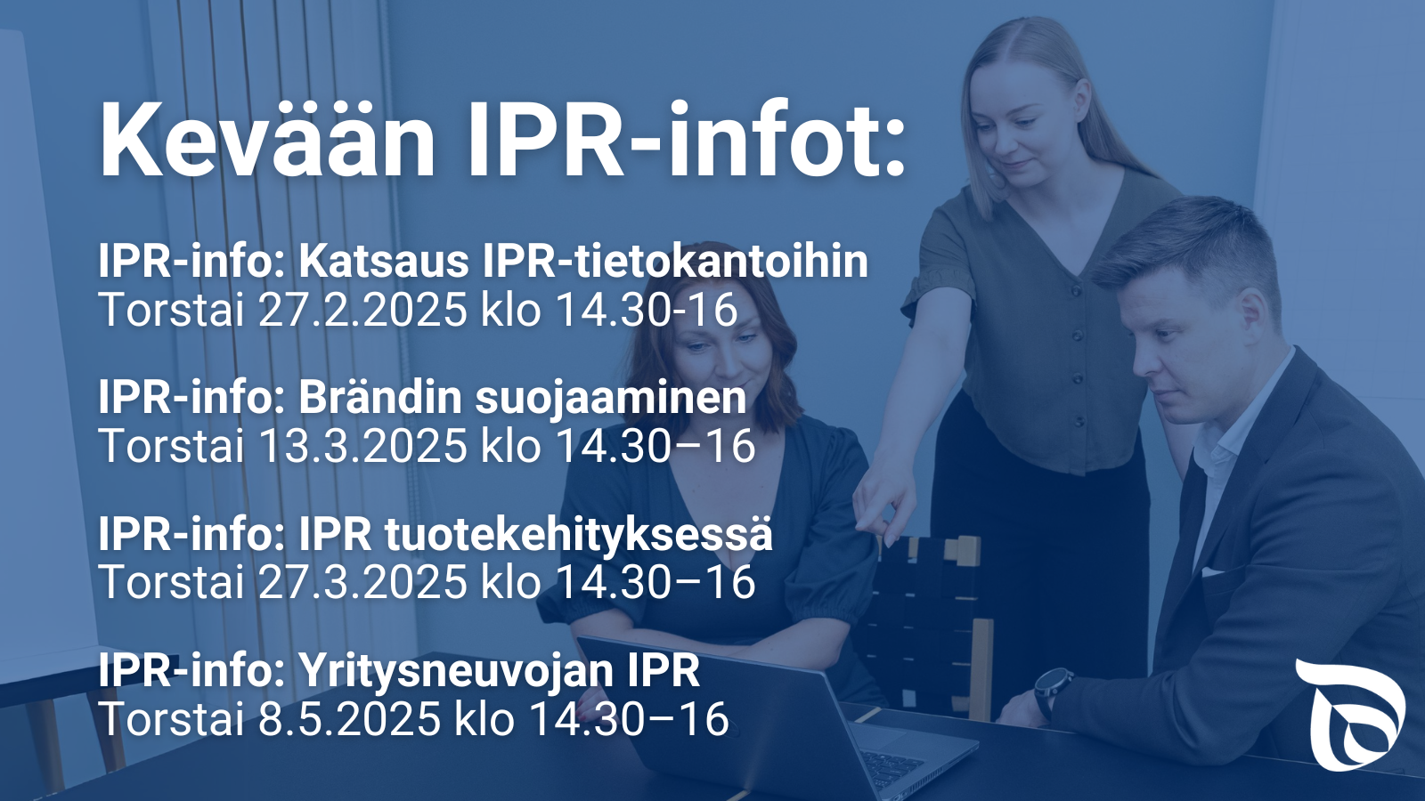Kevään IPR-infot listattuna, sama listaus löytyy uutisen lopusta.