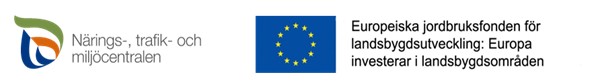 Logotyper; NTM-centralen och Europeiska jordbruksfonden