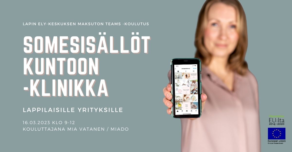 Somesisällöt kuntoon - klinikka