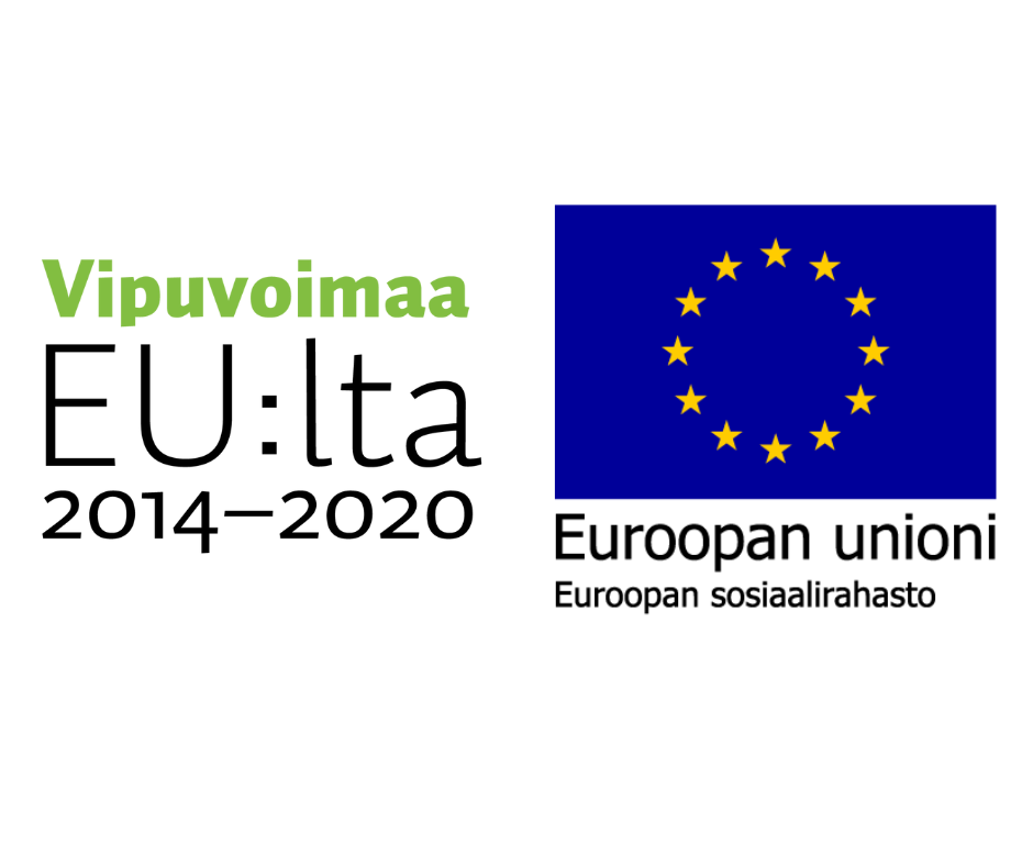 Vipuvoimaa EU:lta ja ESR-logot