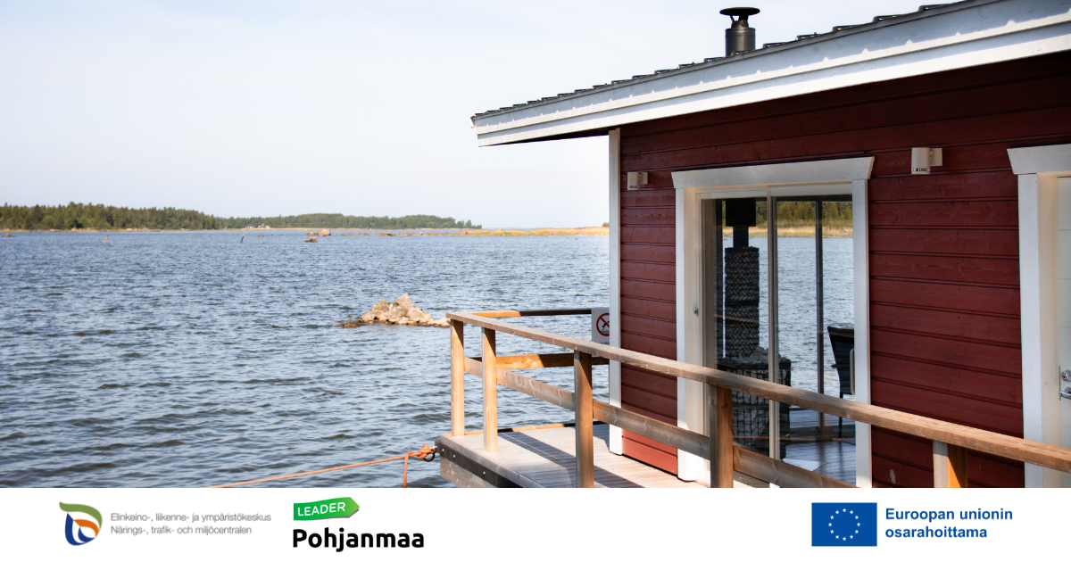 Bild på Bergö Havsuddens potonbastu. 