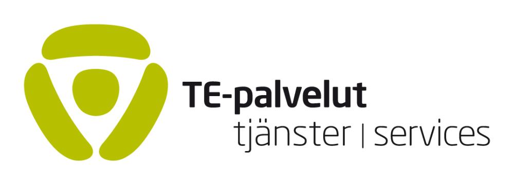 TE-palvelujen logo.