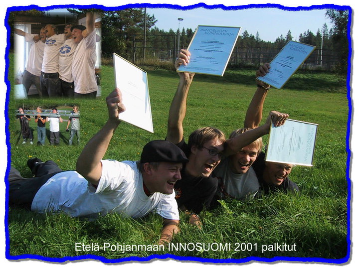 Kuvituskuva: Etelä-Pohjanmaan INNOSUOMI 2001 -palkitut