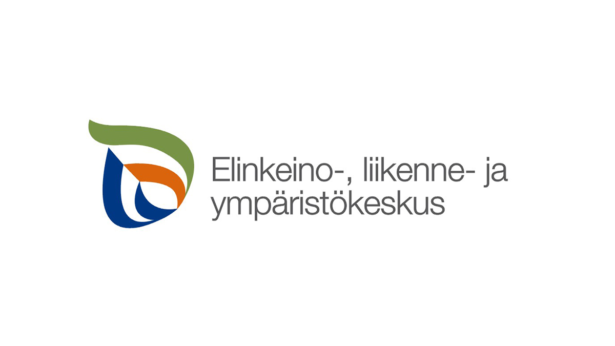 Elinkeino-, liikenne- ja ympäristökeskuksen logo.
