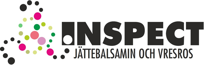Inspect: jättebalsamin och vresros -logo.