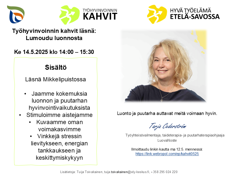 Kutsu: Lumoudu luonnosta.