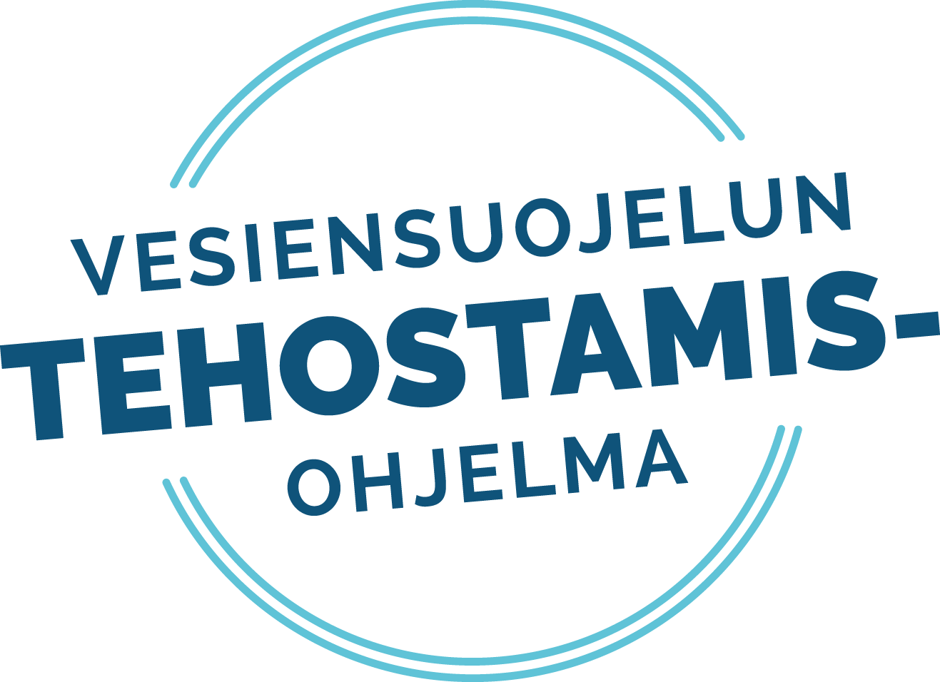 Kuva, jossa ympäristöministeriön vesiensuojelun tehostamisohjelman logo.