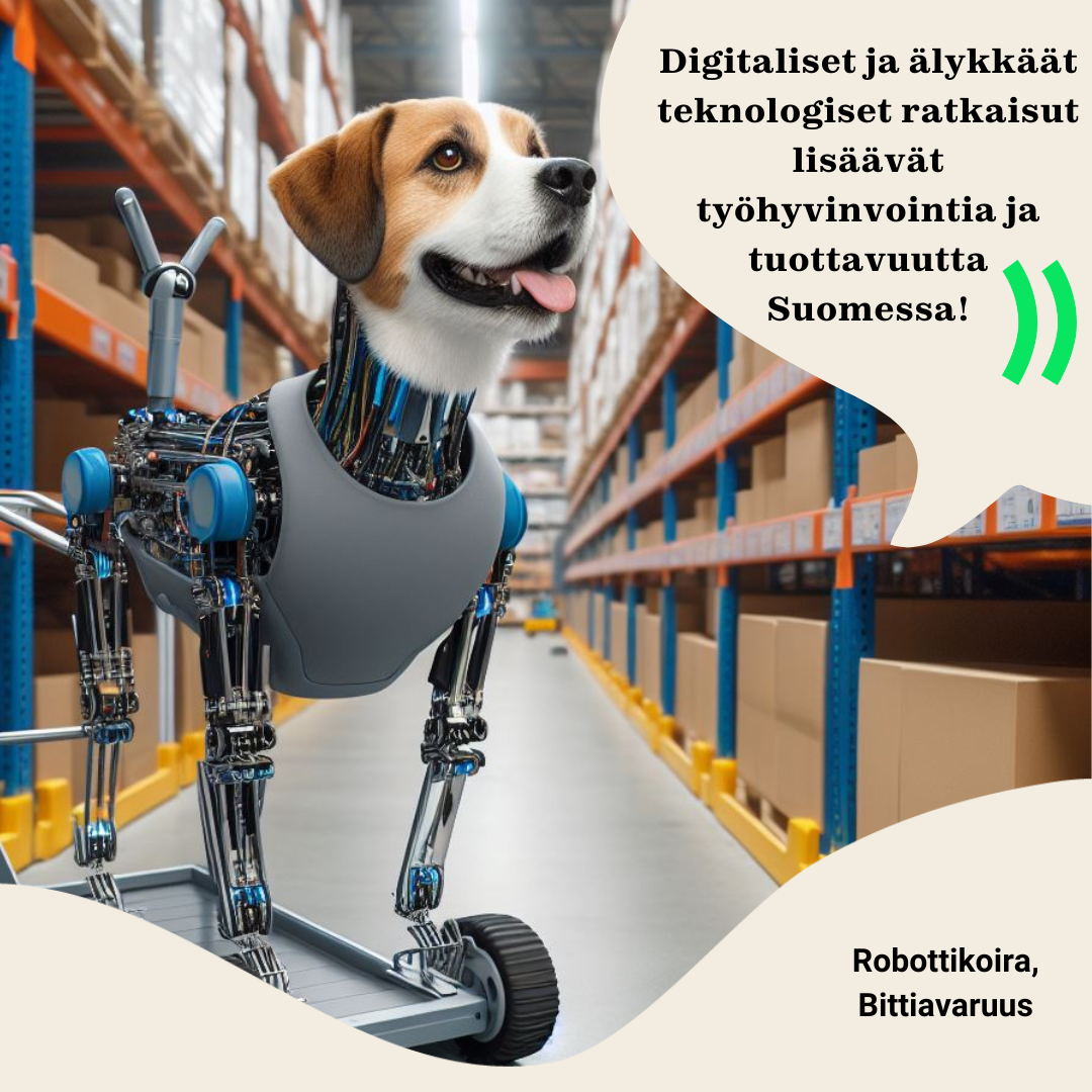 Digitaliset ja älykkäät teknologiset ratkaisut lisäävät työhyvinvointia ja tuottavuutta Suomessa!