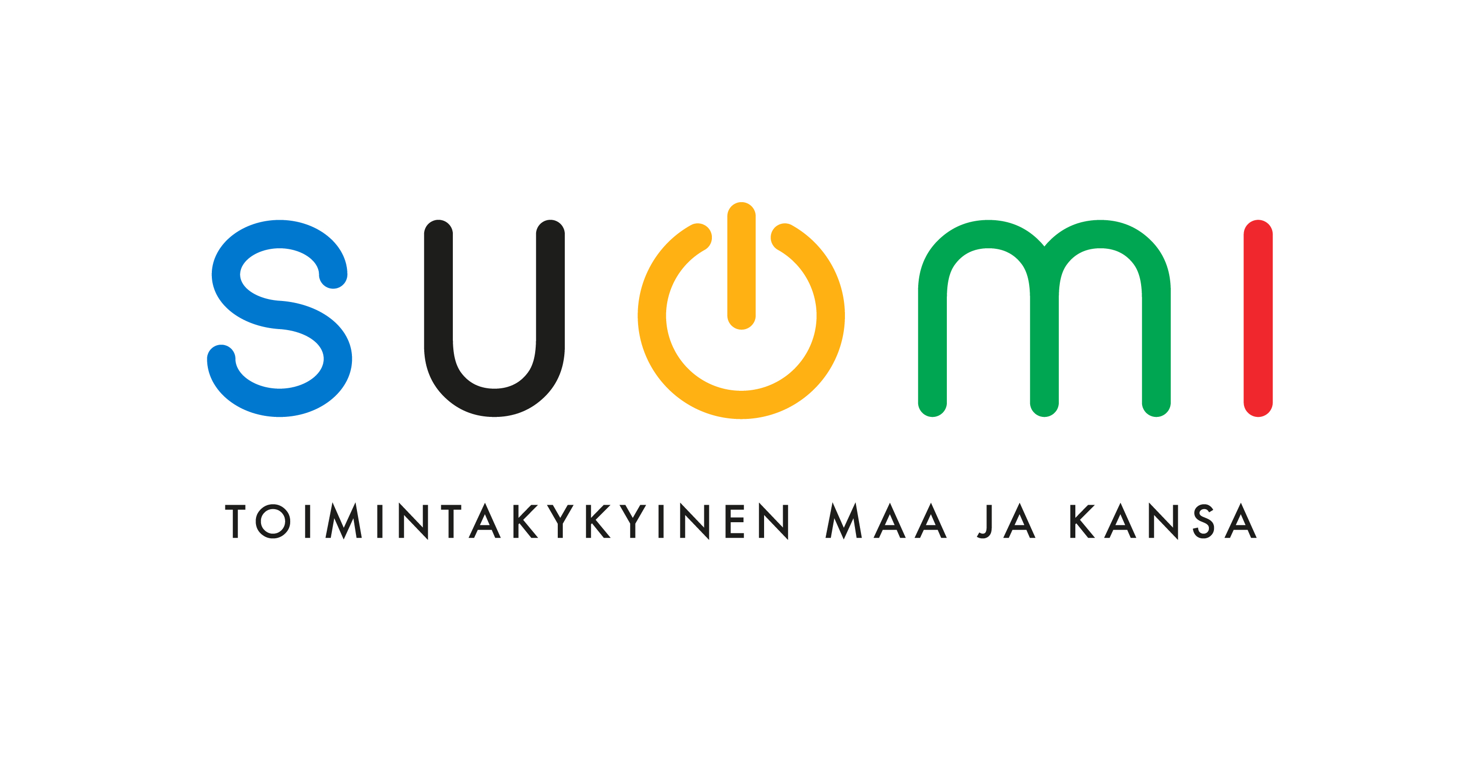 Suomi toimintakykyinen maa ja kansa logo
