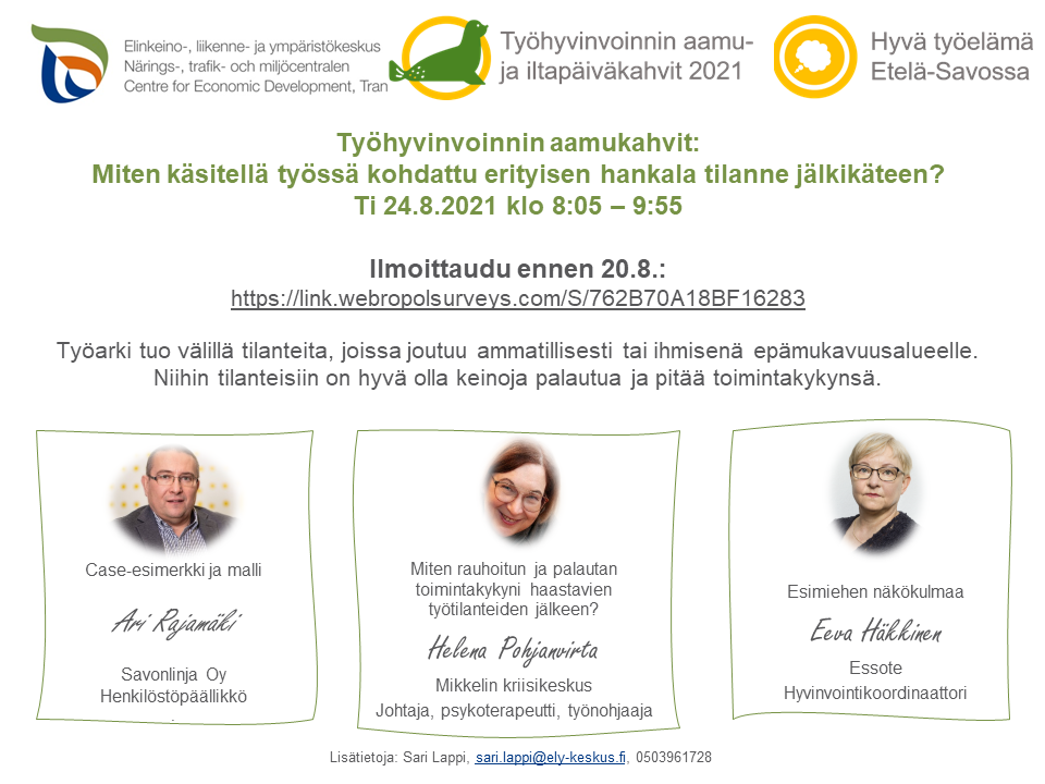 Kuvamuotoinen kutsu aamukahveille