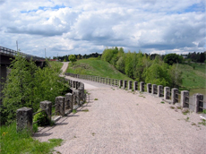 Halikon silta päältä.