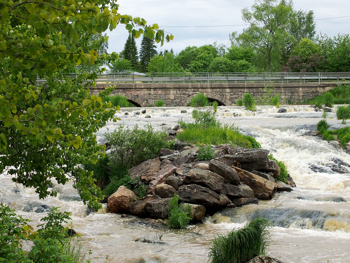 Kirkkosilta, koski.