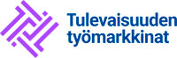 Tulevaisuuden työmarkkinat -hankkeen tunnus.