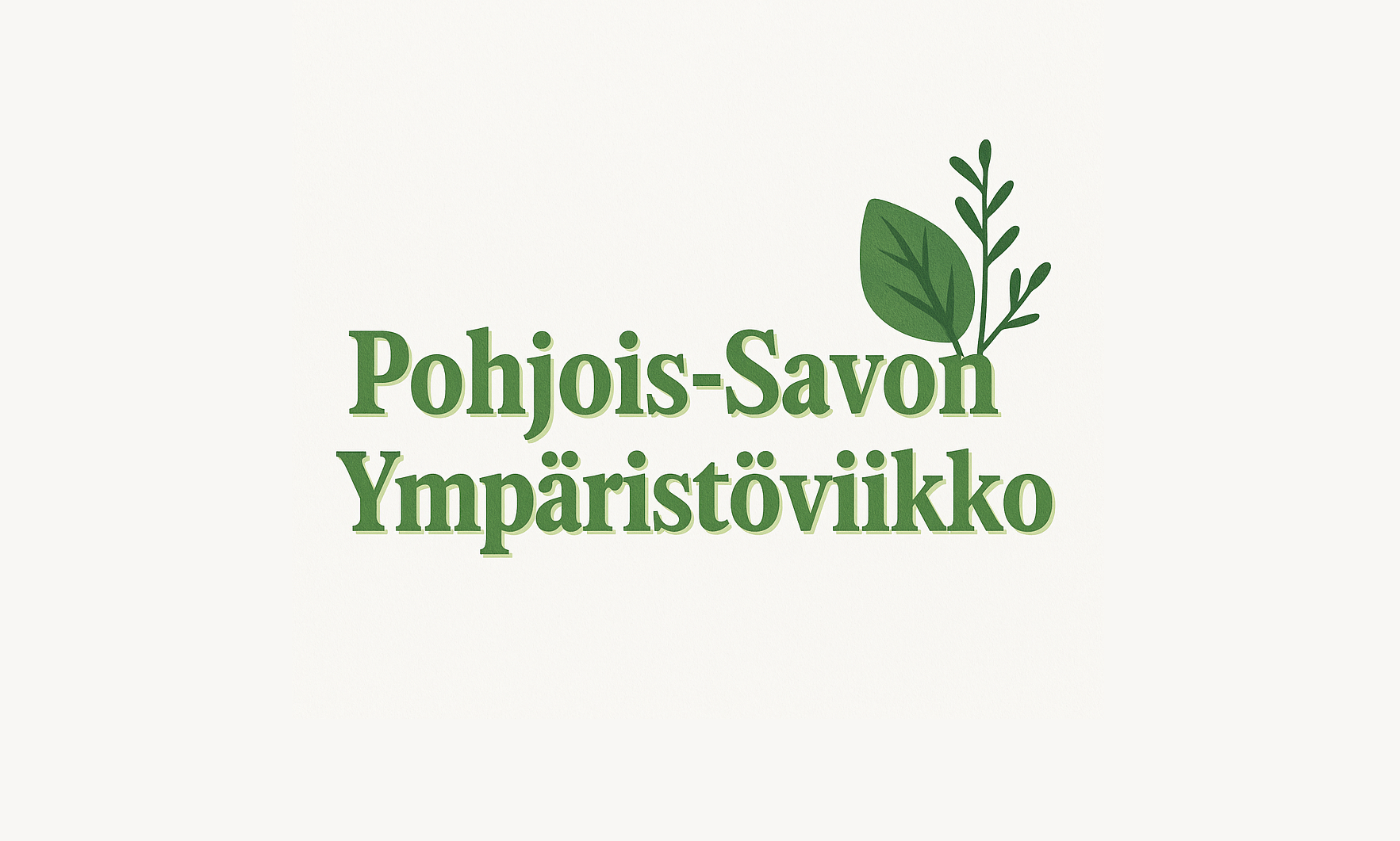 Pohjois-Savon ympäristöviikon logo.